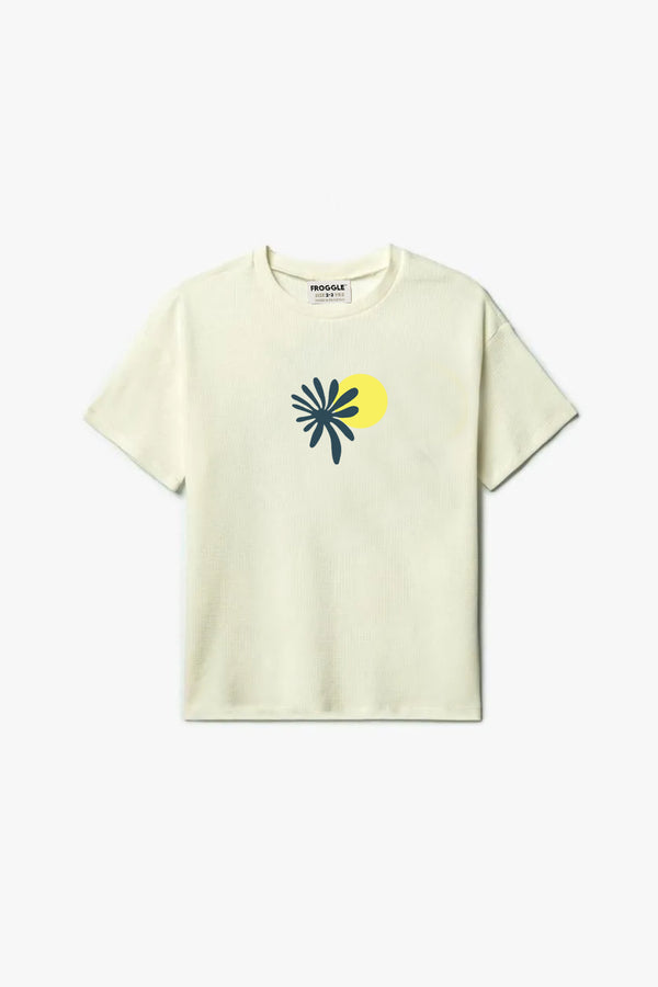 ABSTRACT PRINT T-SHIRT
