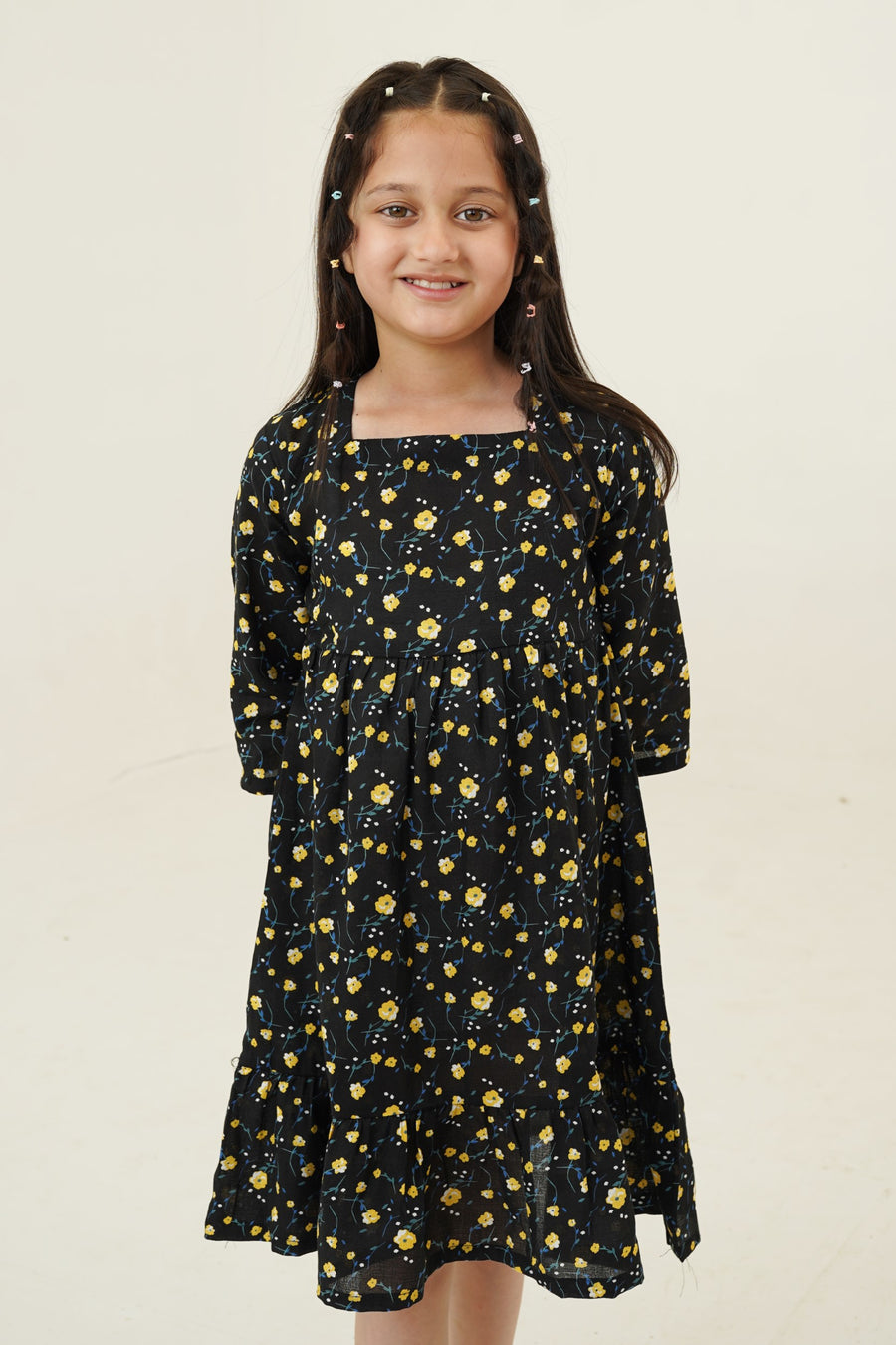 PRINTED WOVEN DRESS