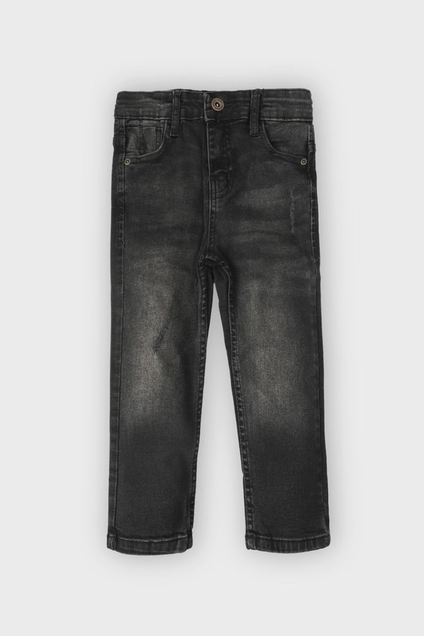 BLACK STRETCH SKINNY DENIM