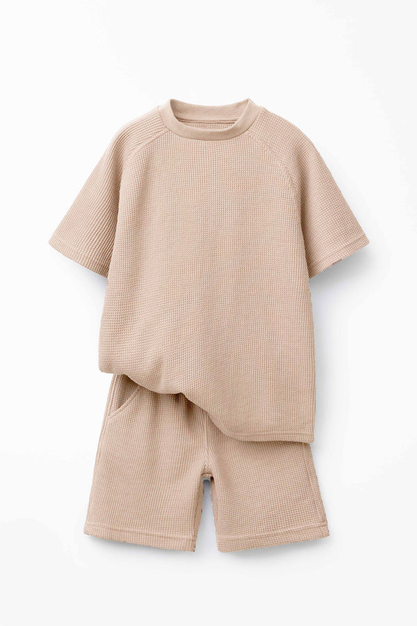 Waffle Knit Cord Set