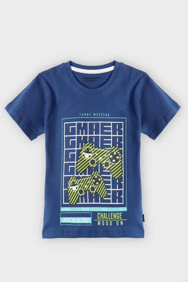 ROYAL BLUE GAME TIME T-SHIRT